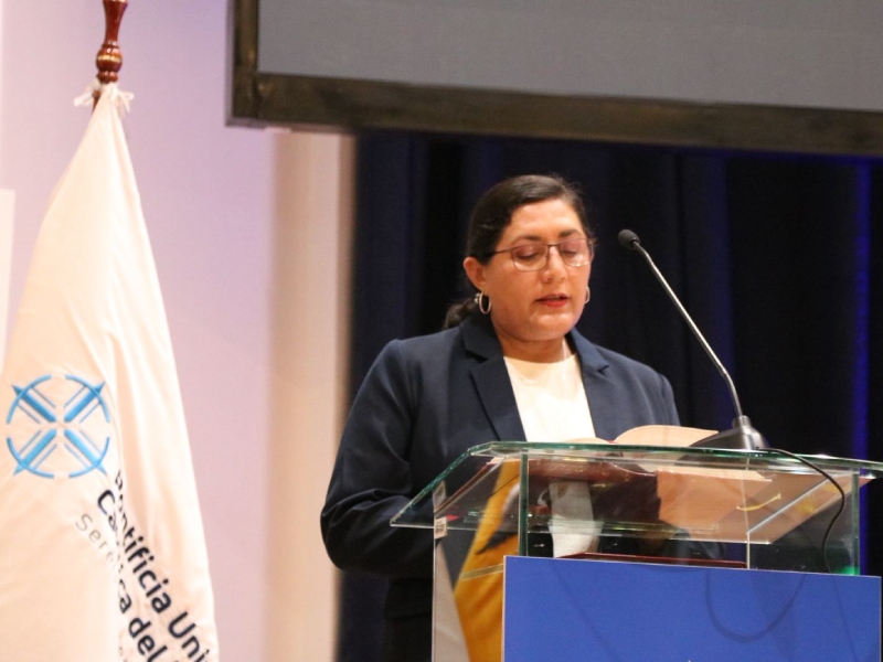 La PUCE presenta a su nueva vicerrectora, María de los Angeles Barrionuevo