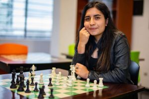Anahí Ortiz, ajedrecista y estudiante de Medicina