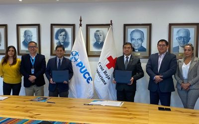 PUCE y Cruz Roja Ecuatoriana firmaron un convenio