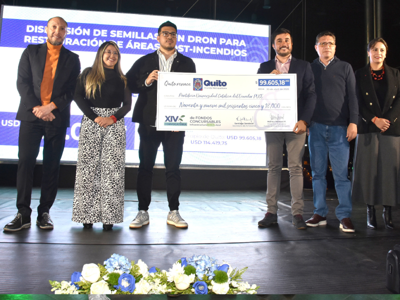 La PUCE ganó fondo ambiental para dispersión de «pelotas de semillas» en Quito