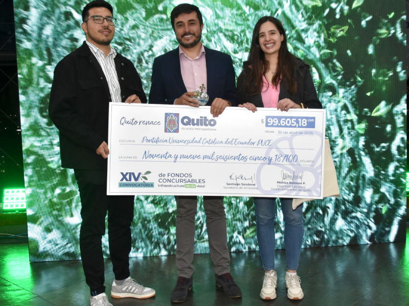 La PUCE ganó fondo ambiental para restaurar 40 hectáreas en Quito