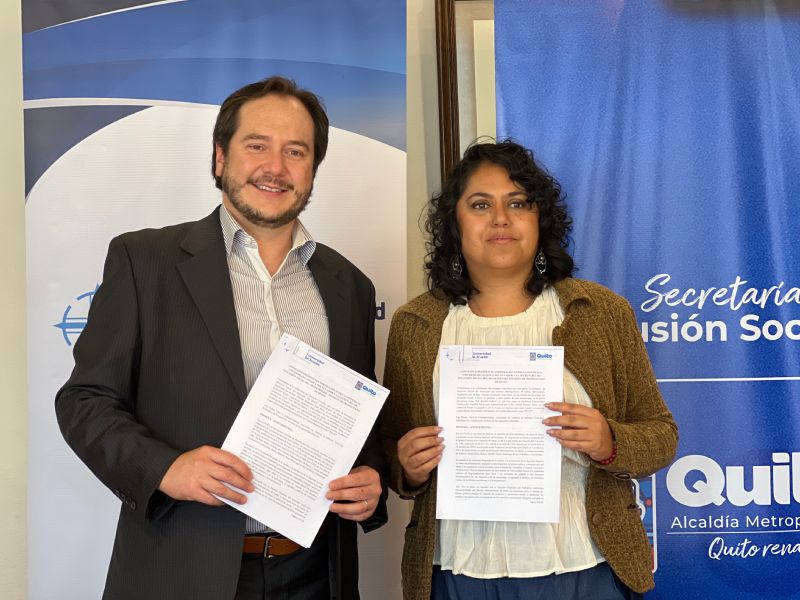 la PUCE entregará becas gracias al convenio con el Municipio de Quito.