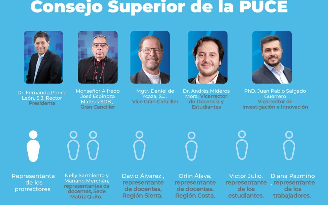 Conoce a los nuevos miembros del Consejo Superior de la PUCE