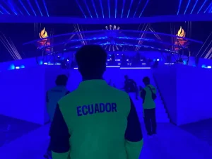 Martín Pazmiño: el taekwondo lo llevó a Alemania a representar a la PUCE