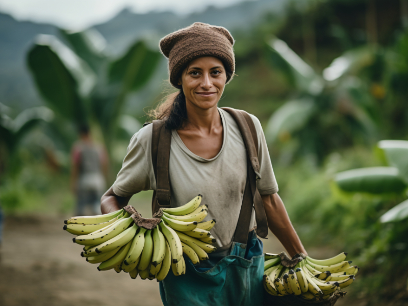 Alrededor del 61% de las mujeres rurales en Ecuador se dedican a actividades agrícolas