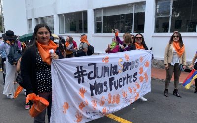 Este 25N en la PUCE encendemos justicia por una vida libre de violencia 