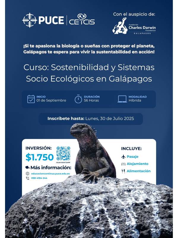 Curso Sostenibilidad y Sistemas Socio Ecológicos en Galápagos