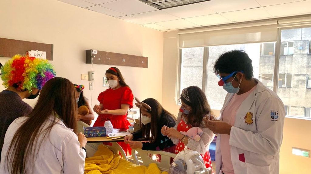 Clowns en la visita hospitalaria