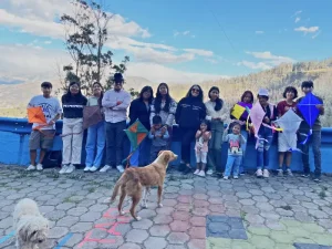 Solidaridad PUCE también acompaña en los procesos de reconstrucción social y comunitaria.