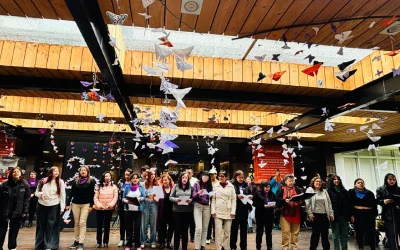 25N: más de 3.000 mariposas aletean en la PUCE