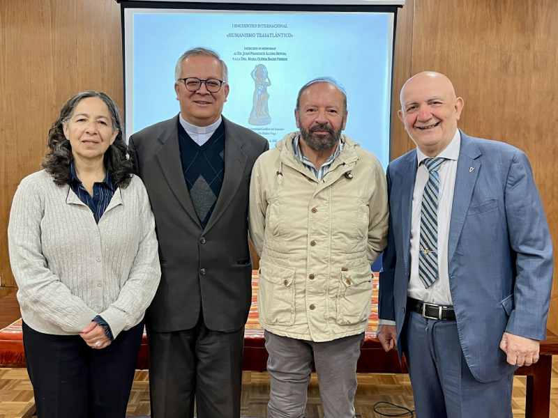 La PUCE fue sede del I Encuentro «Humanismo Trasatlántico»