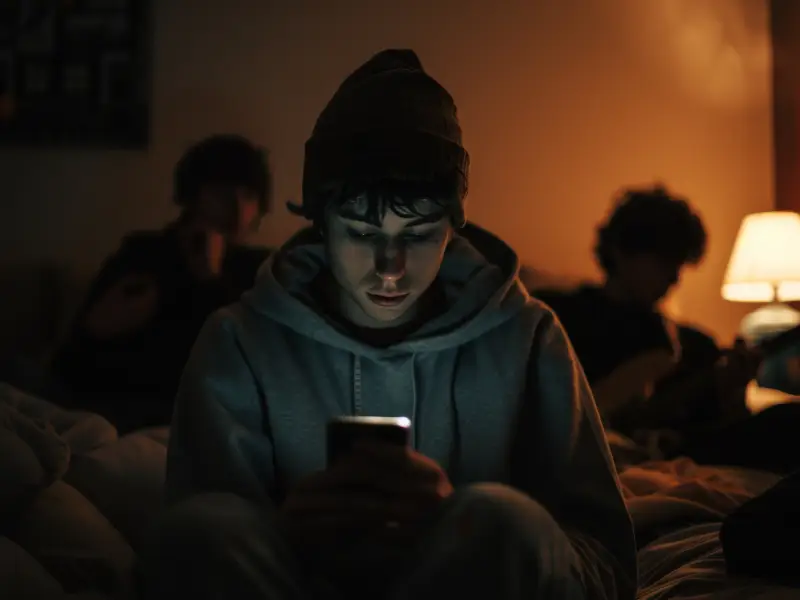 Redes sociales en jóvenes , análisis académico